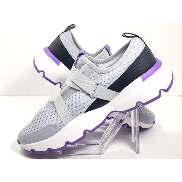 Avia Women's Gray And Purple Slip On Sneakers Memory Foam Size 10 - Picture 6 of 11